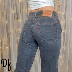 Vintage 501 XX Levi’s Women's Black Jeans Size 27 Waist